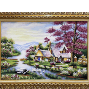 Tranh đá quý Phong cảnh Nước Ngoài mái nổi 9,800,000 ₫